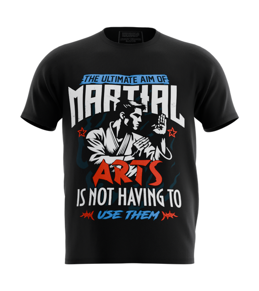 89stars | Мъжка Regular тениска ’Martial Arts’ – Изкуството на решителността! - Черно / S / Лице - Мъжки regular