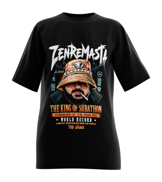 89stars | Дамска Oversized тениска ’ZenReMasTa’ – Стани част от легендата! - Черно / XS / Лице - Дамски oversized