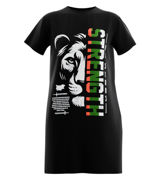 89stars | Дамска Туника ’Strength’ – Силата която те отличава! - Черно / XS / Лице - Дамска туника