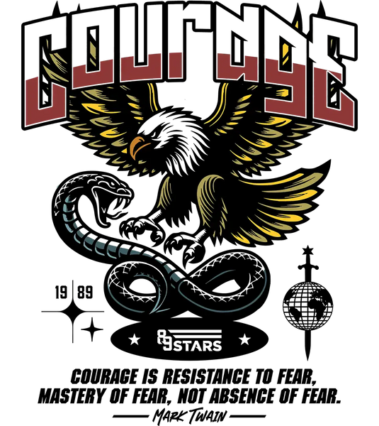 89stars | Courage - Бяло / S / Лице - Мъжки regular