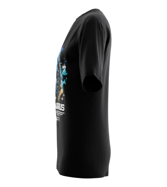 89stars | Дамска Oversized тениска ’Aquarius’ – За свободата под знака на Водолея! - Дамски oversized