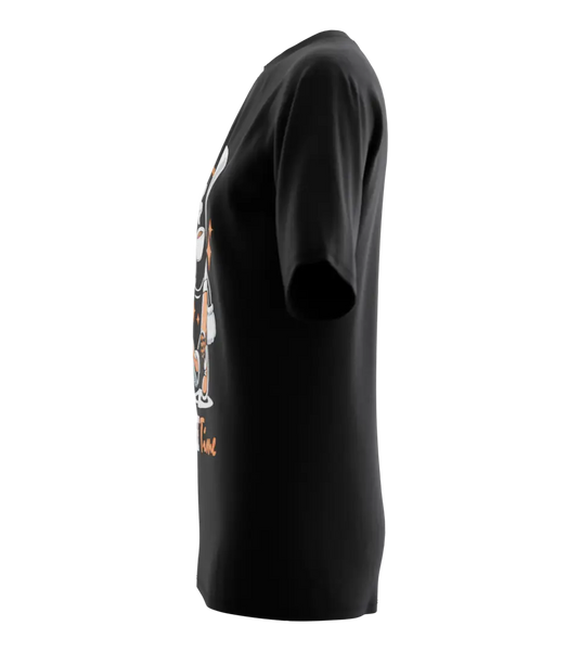 89stars | Дамска Oversized тениска ’Coffee Time’ - Моменти за презареждане и наслада! - Дамски oversized