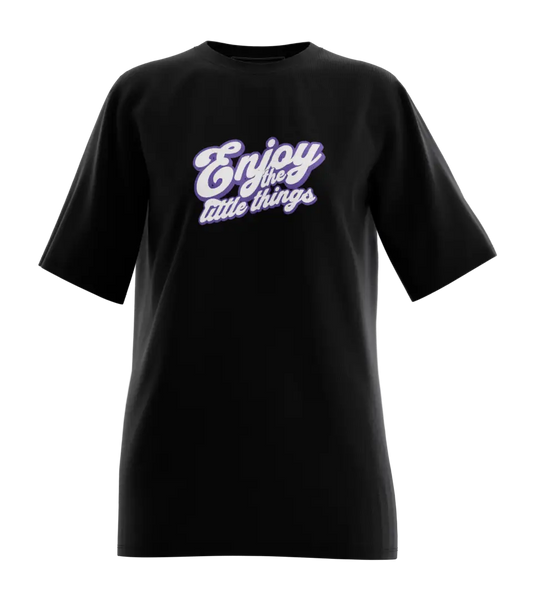 89stars | Дамска Oversized тениска ’Enjoy’ – Наслади се на малките радости! - Дамски oversized