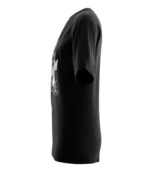 89stars | Дамска Oversized тениска ’Флашвааам’ – Геймърски стил с гръм и трясък! - Дамски oversized