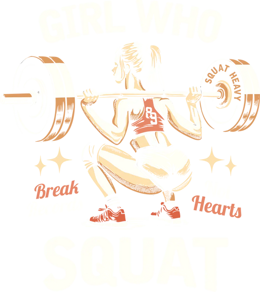 89stars | Дамска Oversized тениска ’Girl who squat’ – За силните жени с несломим дух - Дамски oversized