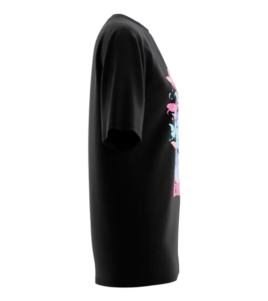 89stars | Дамска Oversized тениска ’Metamorphosis’ – Символ на трансформация и красота! - Дамски oversized