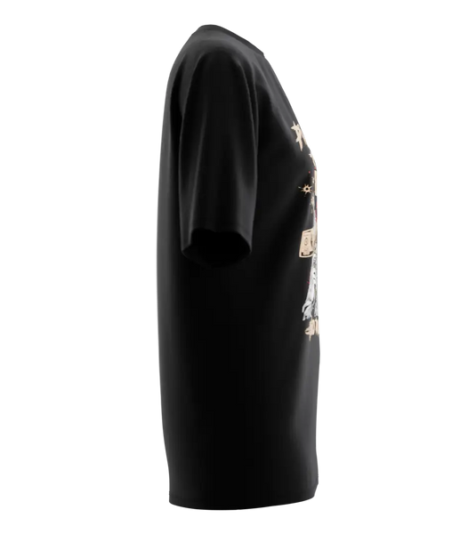 89stars | Дамска Oversized тениска ’No Rules’ – Символ на стремежа към свобода на действие и мислене! - Дамски oversized