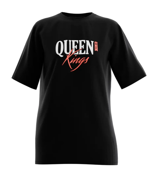 89stars | Дамска Oversized тениска ’Queen of Kings’ – Вдъхновена от кралския дух! - Дамски oversized