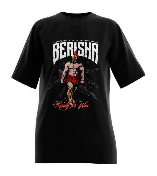 89stars | Дамска Oversized тениска ’Ready for War’ – За жените които не отстъпват! - Черно / XS / Лице - Дамски oversized