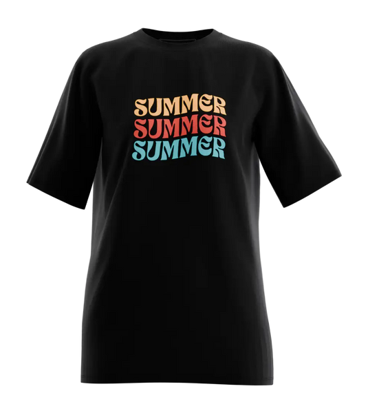 89stars | Дамска Oversized тениска ’Summer Party’ – Летен стил и безкрайно забавление! - Дамски oversized