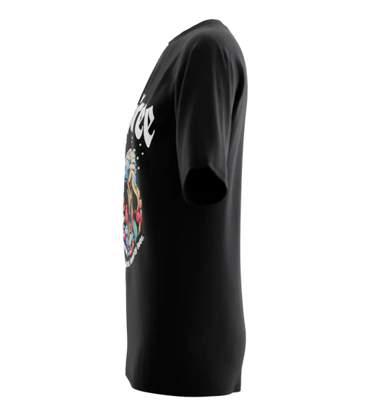 89stars | Дамска Oversized тениска ’Swim Free’ – Свобода и Цветове за Незабравимо Излъчване - Дамски oversized