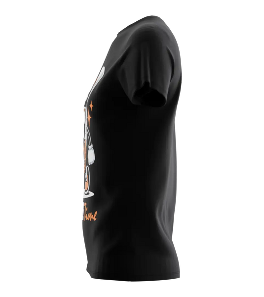 89stars | Дамска Regular тениска ’Coffee Time’ – Сутрешно настроение с щипка забавление! - Дамски regular