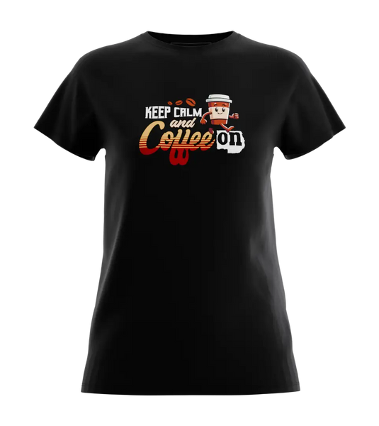 89stars | Дамска Regular тениска ’Keep Calm’ – Дизайн който говори вместо теб! - Дамски regular