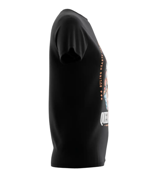 89stars | Дамска Regular тениска ’Queen of Kings’ – Изрази своята кралска същност с огнен стил! - Дамски regular