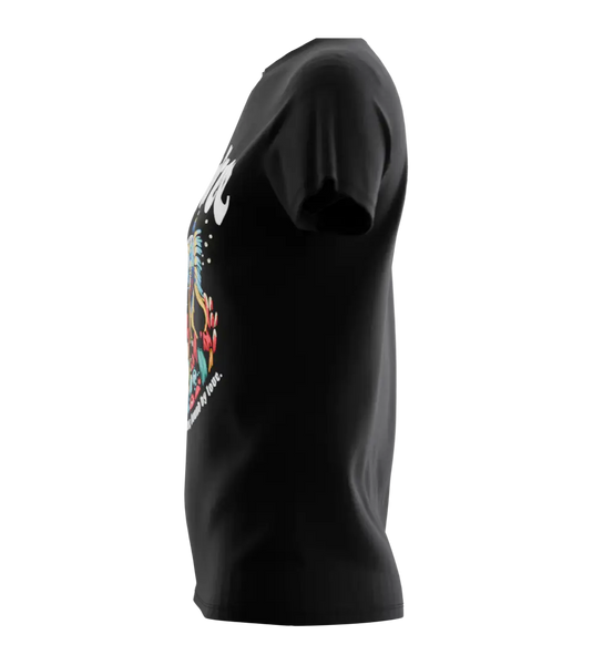 89stars | Дамска Regular тениска ’Swim Free’ – Цветен стил и свежест за всеки ден! - Дамски regular