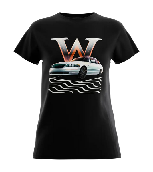 89stars | Дамска Regular тениска ’W-Grand Marquis Mercury’ – Лукс увереност и движение в една щампа! - Дамски regular