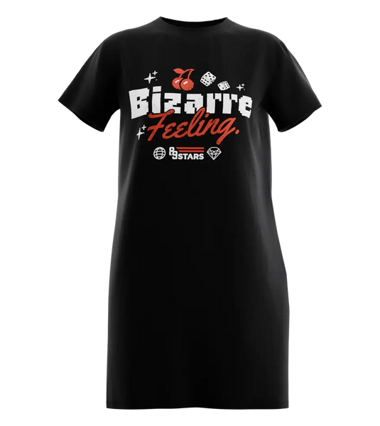 89stars | Дамска Туника ’Bizarre Feeling’ – Различното не е странно! - Черно / XS / Лице - Дамска туника