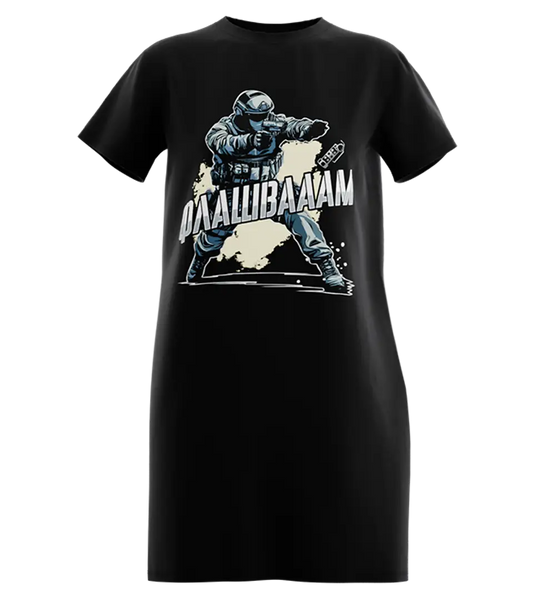 89stars | Дамска Туника “Флашвааам” – Влизаш с гръм. Излизаш със стил. - Черно / XS / Лице - Дамска туника