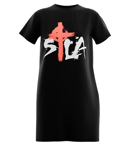 89stars | Дамска Туника ’SILA’ – Проектирана за да вдъхновява и мотивира! - Черно / XS / Лице - Дамска туника