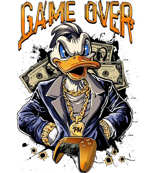 89stars | GameOver - Бяло / XS / Лице - Мъжки regular