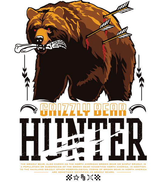 89stars | Grizzly Bear Hunter - Бяло / S / Лице - Мъжки regular