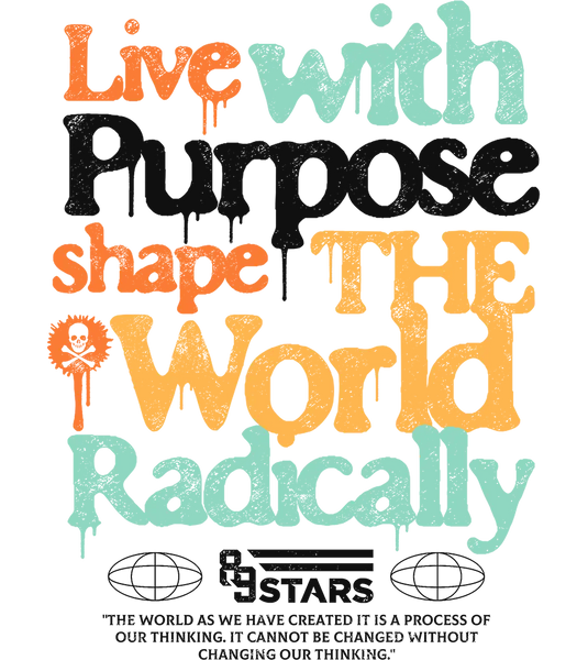 89stars | Live with Purpose - Бяло / XS / Лице - Мъжки regular