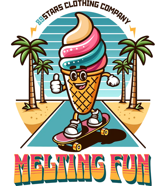 89stars | Melting Fun - Бяло / XS / Лице - Мъжки regular