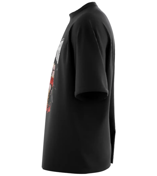 89stars | Мъжка Oversized тениска ’Ready for War’ – Сила дух и решителност в един кадър! - Мъжки oversized