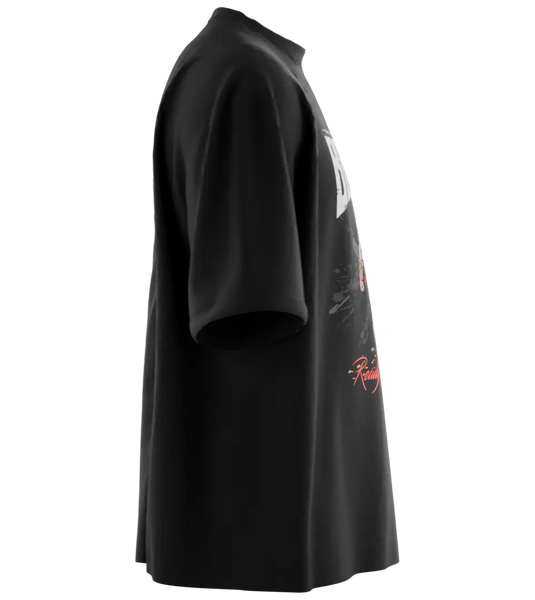 89stars | Мъжка Oversized тениска ’Ready for War’ – Сила дух и решителност в един кадър! - Мъжки oversized