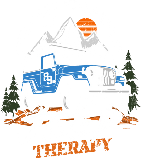 89stars | Мъжка Oversized тениска ’Jeep Therapy’ – Свобода на пътя! - Мъжки oversized