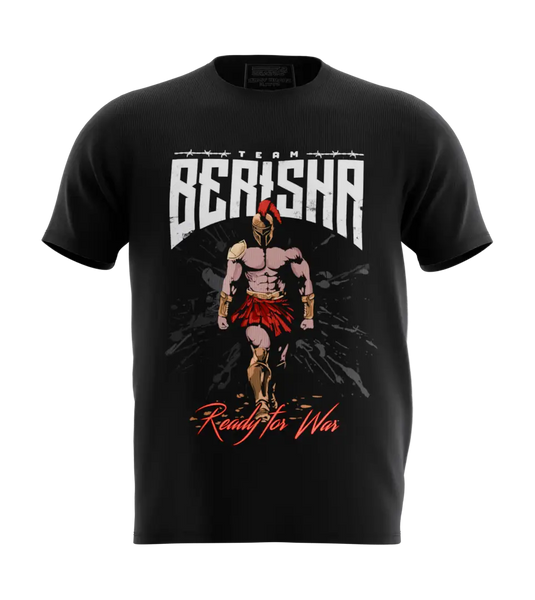 89stars | Мъжка Regular тениска ’Ready for War’ – Облечи смелостта си! - Черно / S / Лице - Мъжки regular