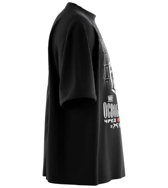 89stars | Мъжка Oversized тениска ’Освобождение’ – Вдъхновена от българската свобода! - Мъжки oversized