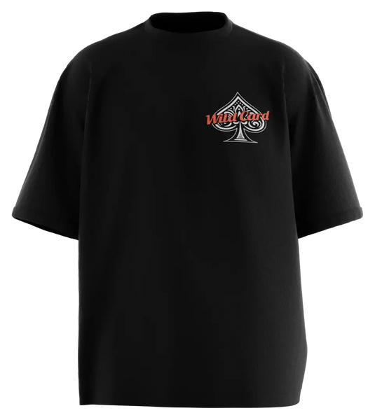 89stars | Мъжка Oversized тениска ’Wild Card’ – Изрази себе си с уникален стил - Мъжки oversized