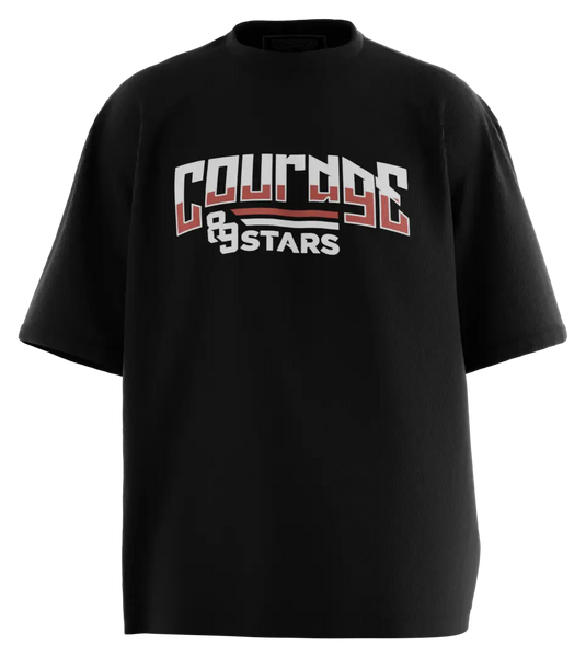 89stars | Мъжка Oversized тениска ’Courage’ – Символ на истинската смелост! - Мъжки oversized