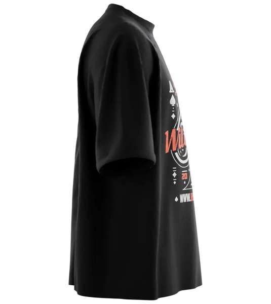 89stars | Мъжка Oversized тениска ’Wild Card’ – Изрази себе си с уникален стил - Мъжки oversized