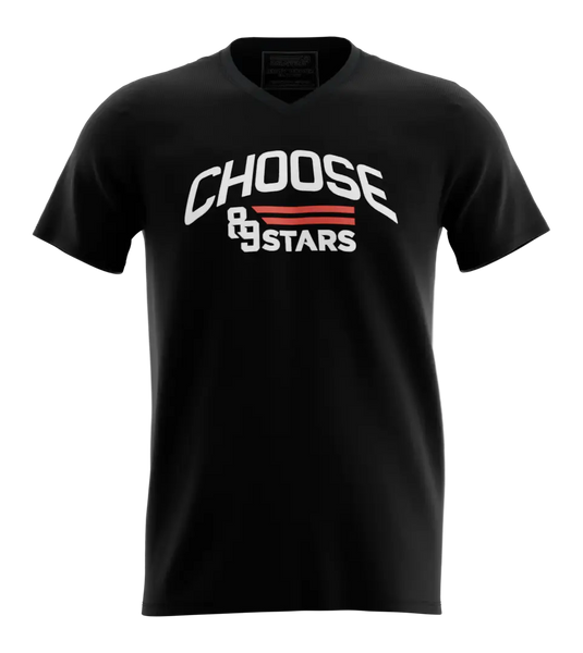89stars | Мъжка V-neck тениска ’Choose a Good Heart’ – Изборът е в сърцето ти! - Мъжки v-neck
