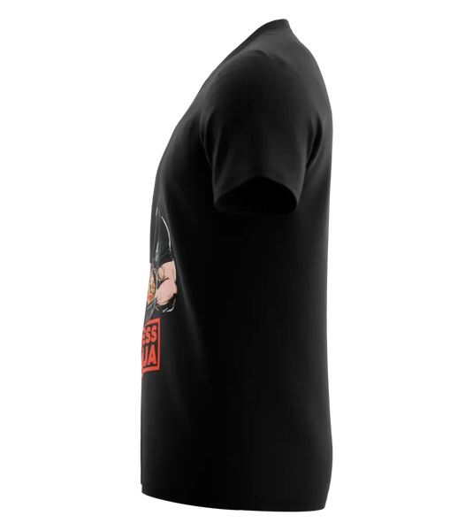 89stars | Мъжка V neck тениска „fitnesmanja – Храната е религия фитнеса – арената Мъжки v neck