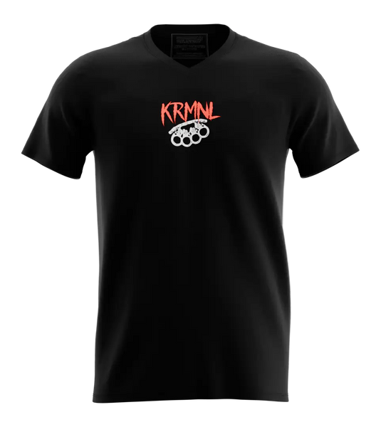 89stars | Мъжка V-neck тениска ’KRIMINELL’ – Уличният закон не се учи живее се - Мъжки v-neck