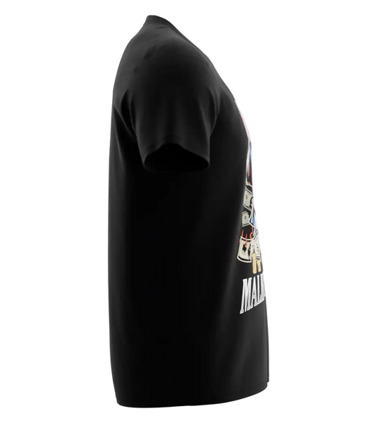 89stars | Мъжка V-neck тениска „MaLkaTaEmBa’ - За играчите които обичат да печелят с класа и характер! - Мъжки v-neck