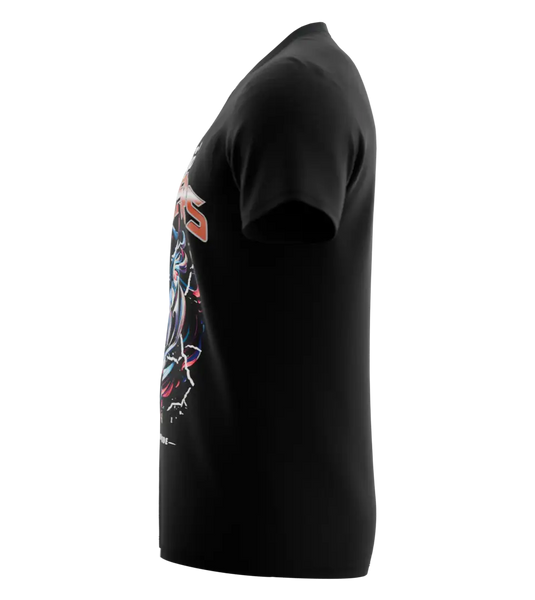 89stars | Мъжка V-neck тениска ’Spectral’ – Изрази своята същност! - Мъжки v-neck