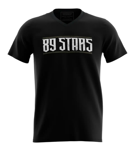 89stars | Мъжка V-neck тениска ’89 Stars’ – Покорявай с увереност! - Мъжки v-neck