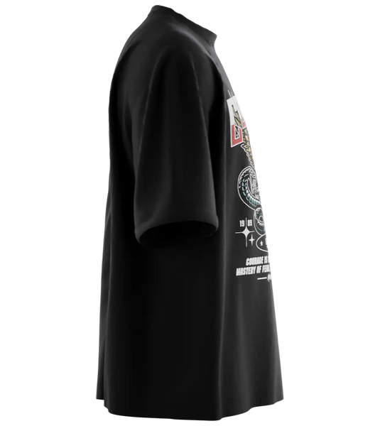 89stars | Мъжка Oversized тениска ’Courage’ – Символ на истинската смелост! - Мъжки oversized