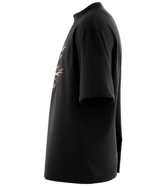 89stars | Мъжка Oversized тениска ’Don’t have problems’ – Остави своя отпечатък независимо от обстоятелствата! - Мъжки oversized