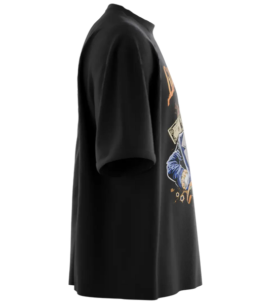 89stars | Мъжка Oversized тениска ’Game Over’ – Уличен стил с геймърска провокация! - Мъжки oversized