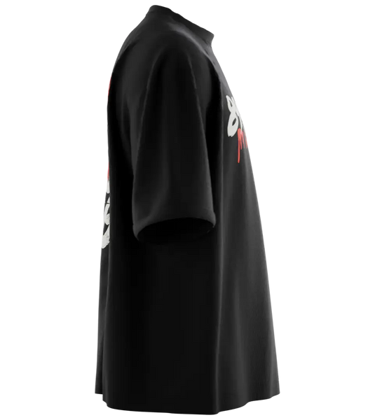 89stars | Мъжка Oversized тениска ’I Died and Rose Again’ – Възраждане с елегантност! - Мъжки oversized