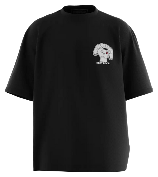 89stars | Мъжка Oversized тениска ’Next Level Gaming’ – Директен визуален манифест – провокативен и ясен! - Мъжки oversized