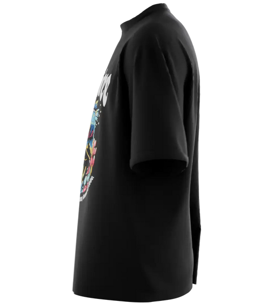 89stars | Мъжка Oversized тениска ’Swim Free’ – Плувай в свободата с цветове и стил! - Мъжки oversized