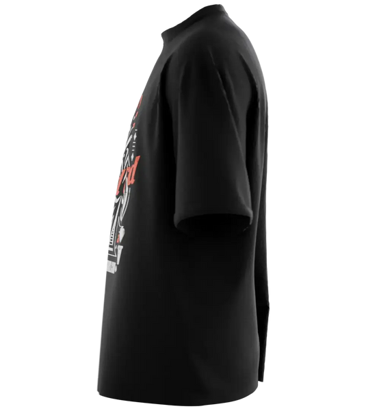 89stars | Мъжка Oversized тениска ’Wild Card’ – Изрази себе си с уникален стил - Мъжки oversized