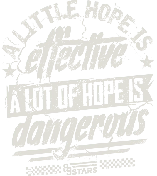 89stars | Мъжка V-neck тениска ’A Little Hope’ – Надеждата вдъхновява но и предизвиква - Мъжки v-neck