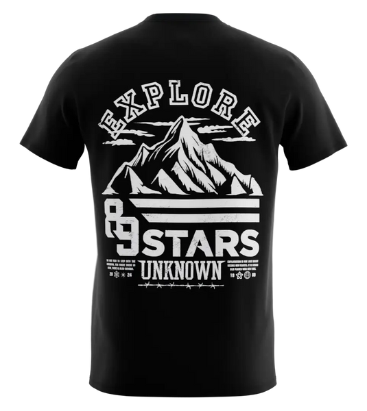 89stars | Мъжка V-neck тениска ’Explore Unknown’ – Готов ли си за нови приключения? - Мъжки v-neck